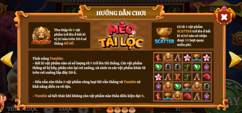 Cách chơi slot game Mèo Tài Lộc Go88